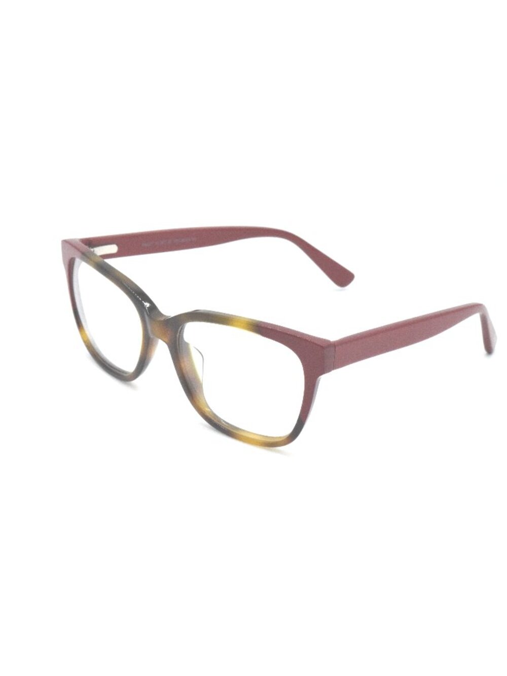 Maui Jim Eyeglasses MJO 2402-66 Tortoise / Red Plain Core Frames 52 mm